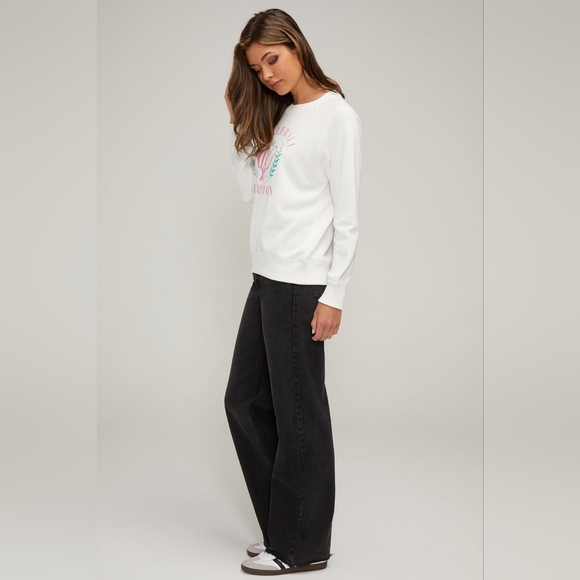 Wildfox Pickleball Champ Keely Raglan Sweatshirt Size M NWT - Picture 6 of 7